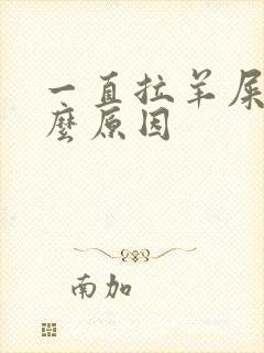 一直拉羊屎是什么原因