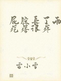 屁股长了两个硬疙瘩很疼