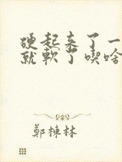 硬起来了一会儿就软了吃啥药