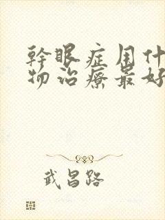 干眼症用什么药物治疗最好