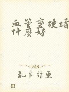 血管变硬堵塞吃什么好