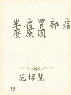 半夜胃部痛是什么原因