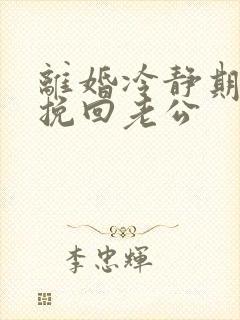 离婚冷静期怎么挽回老公