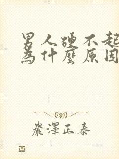 男人硬不起是因为什么原因怎么办