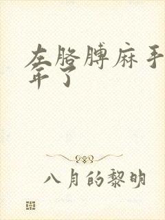 左胳膊麻手麻一年了