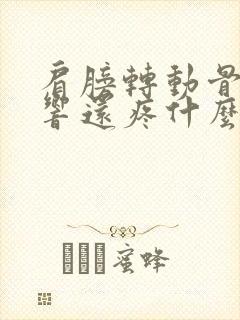 肩膀转动骨头会响还疼什么原因