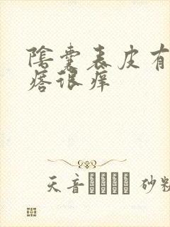 阴囊表皮有硬疙瘩很痒