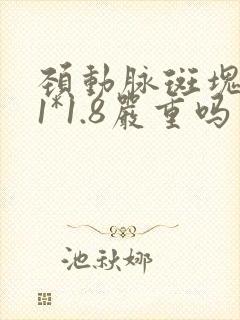 颈动脉斑块7.1*1.8严重吗