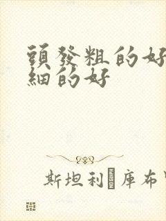 头发粗的好还是细的好