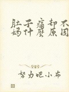 肚子痛却不来姨妈什么原因