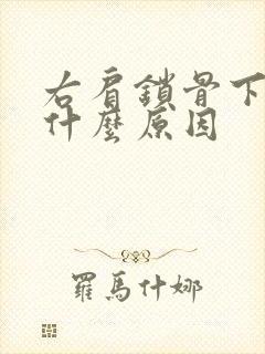 右肩锁骨下面痛什么原因