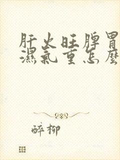 肝火旺脾胃虚寒湿气重怎么办