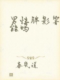 男性胖影响性功能吗