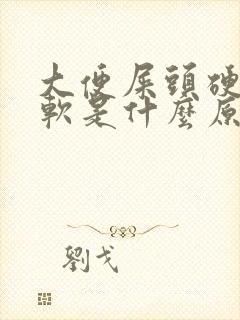 大便屎头硬屎尾软是什么原因