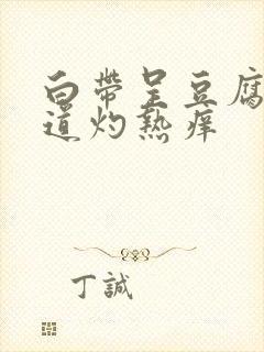 白带呈豆腐渣阴道灼热痒