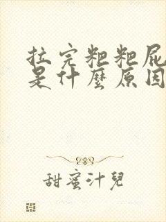 拉完粑粑屁股疼是什么原因