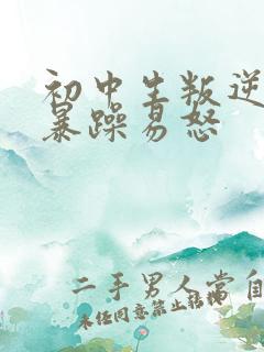 初中生叛逆脾气暴躁易怒