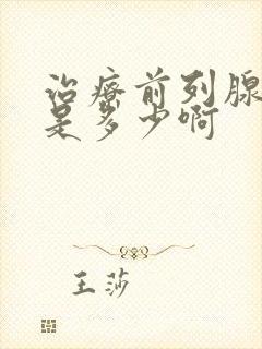 治疗前列腺费用是多少啊