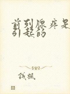 前列腺疼是怎么引起的