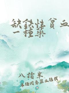 缺铁性贫血吃哪一种药