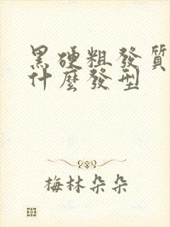 黑硬粗发质适合什么发型