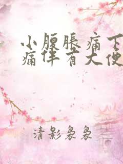 小腹胀痛下坠疼痛伴有大便感