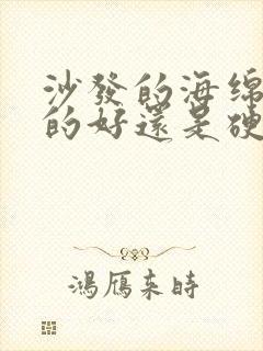 沙发的海绵是软的好还是硬的好