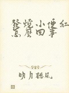 发烧小便红色的怎么回事