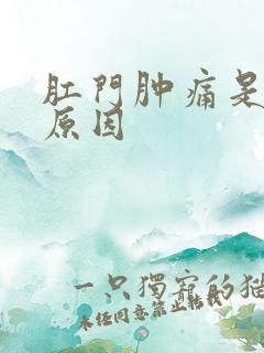 肛门肿痛是什么原因