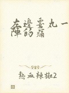 左边睾丸一阵一阵的痛