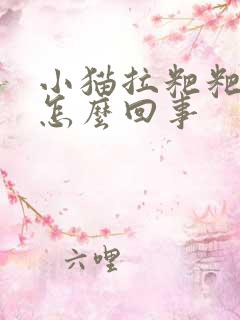 小猫拉粑粑有血怎么回事