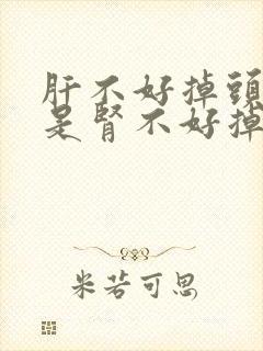 肝不好掉头发还是肾不好掉头发