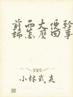 前面大便干后面稀怎么回事