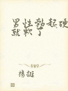 男性勃起硬一会就软了