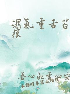 湿气重舌苔有齿痕