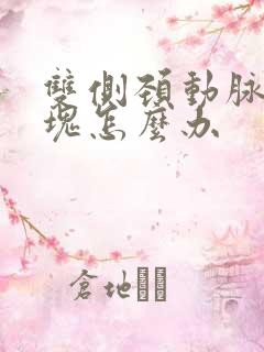 双侧颈动脉软斑块怎么办