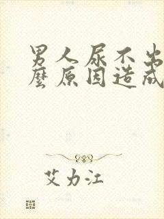 男人尿不出来什么原因造成的