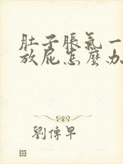 肚子胀气一直不放屁怎么办