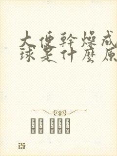 大便干燥成羊粪球是什么原因