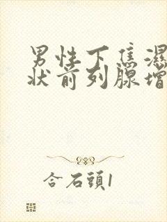 男性下焦湿热症状前列腺增生