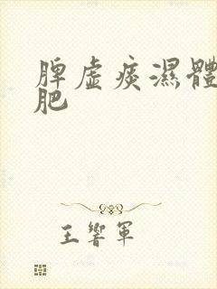 脾虚痰湿体质减肥