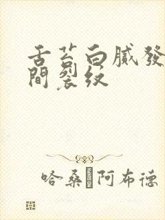 舌苔白腻发涩中间裂纹