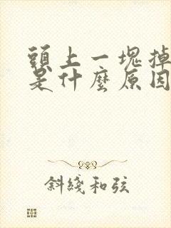 头上一块掉发了是什么原因