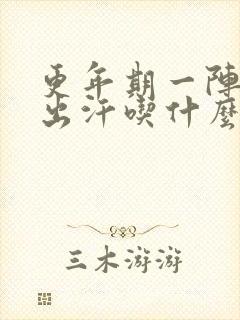 更年期一阵一阵出汗吃什么药调理