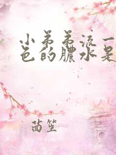 小弟弟流一点黄色的脓水是怎么回事