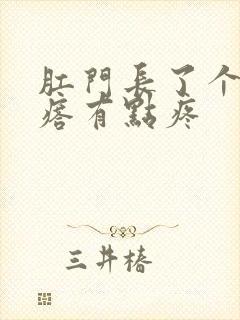 肛门长了个硬疙瘩有点疼