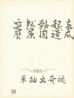 突然勃起来是什么原因造成的