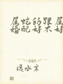 属蛇的跟属羊的婚配好不好