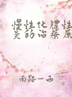 慢性化脓性鼻窦炎的治疗原则