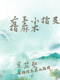 右手小指及无名指麻木